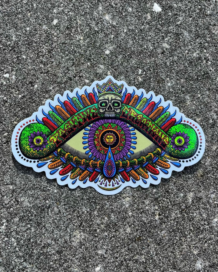 Holographic Positive Eye Sticker
