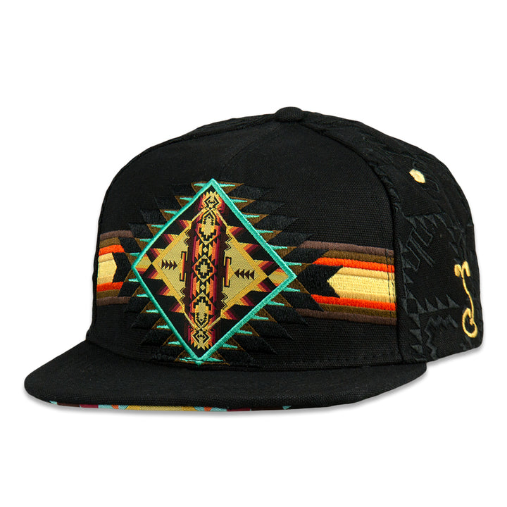 Desert Lore Black Snapback Hat
