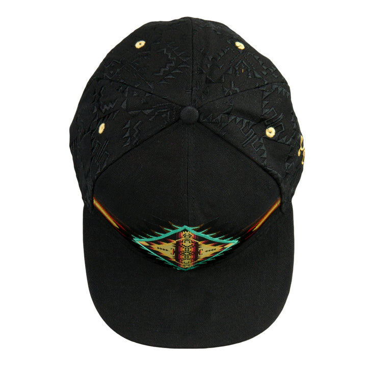 Desert Lore Black Snapback Hat