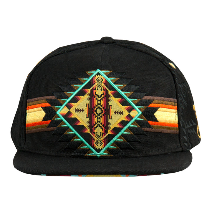 Desert Lore Black Snapback Hat