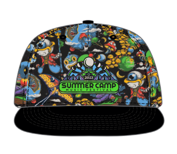 Summer Camp 2023 Pattern Snapback Hat