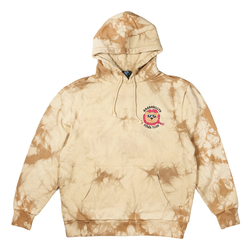 Stanley Mouse Red Rose Tan Dye Pullover Hoodie