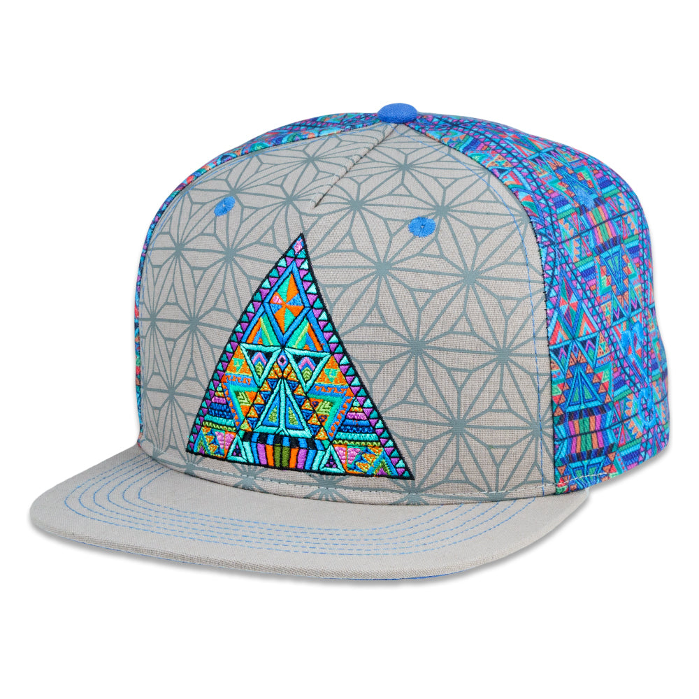 Chris Dyer DMT Triangles Gray Snapback Hat