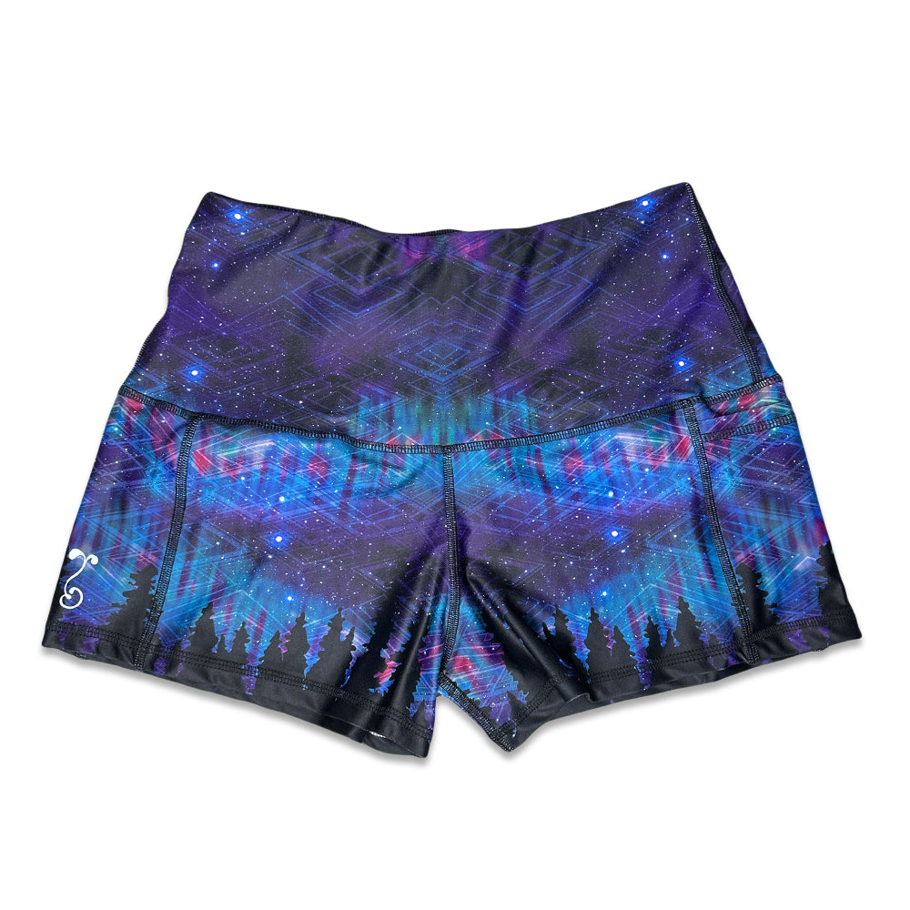 Laser Camp Navy Booty Shorts