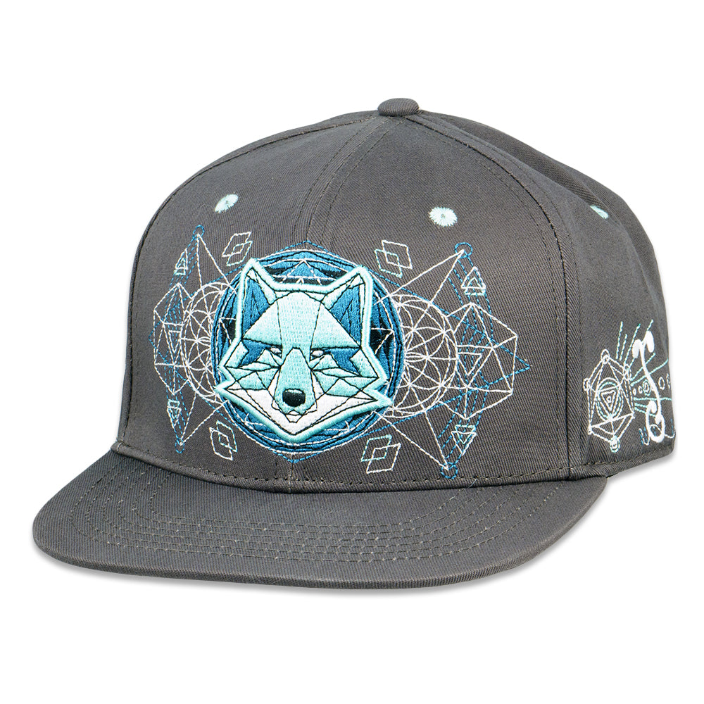 Ben Fox Gray Ice Fox Snapback Hat