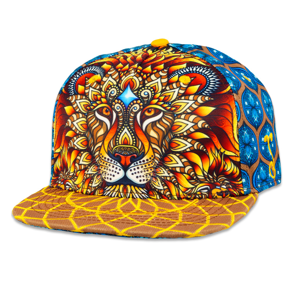 Phil Lewis Lion Mandala Snapback Hat