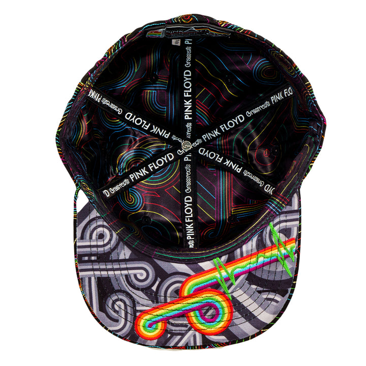 Pink Floyd DSOTM V2 Black Rainbow Fitted Hat