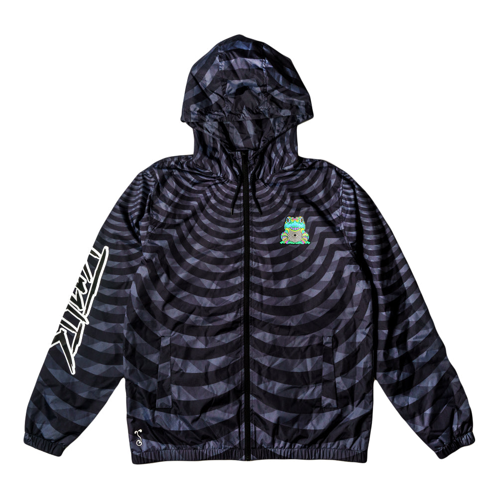 Stylust Activated Black Windbreaker Jacket