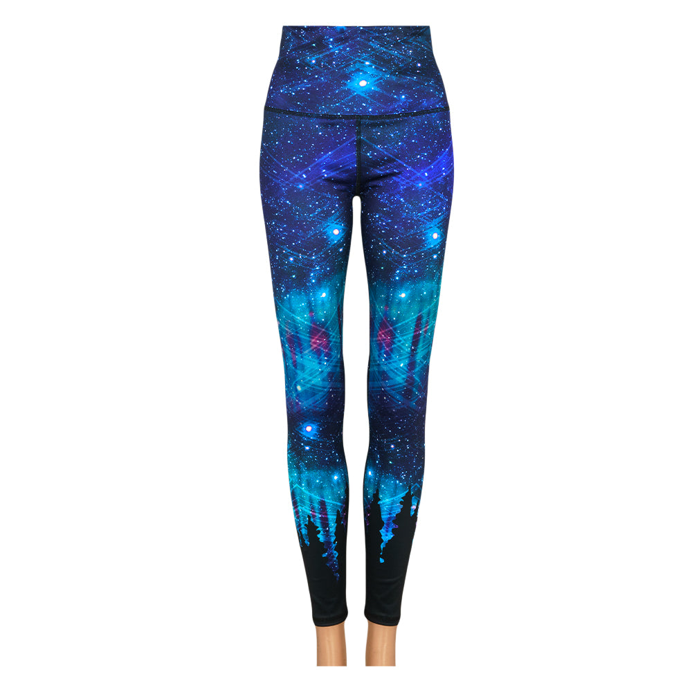 Laser Camp Navy Yoga Pants