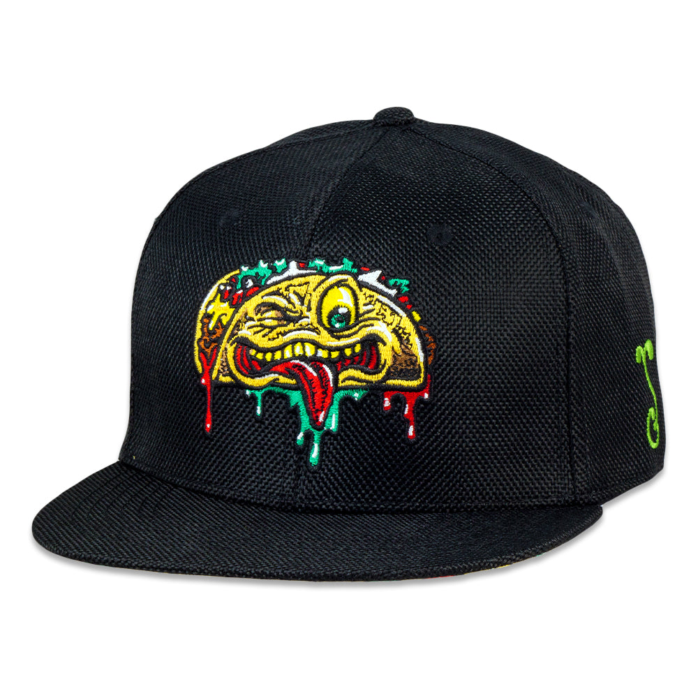Jimbo Phillips Dripping Taco Black Fitted Hat – Grassroots California