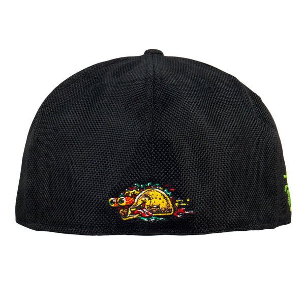 Jimbo Phillips Dripping Taco Black Fitted Hat Black / Fitted / 7 5/8