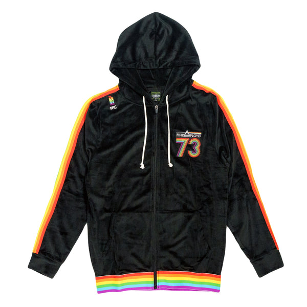 Louis Vuitton Embroidered Zip Through Hoodie multicolor M