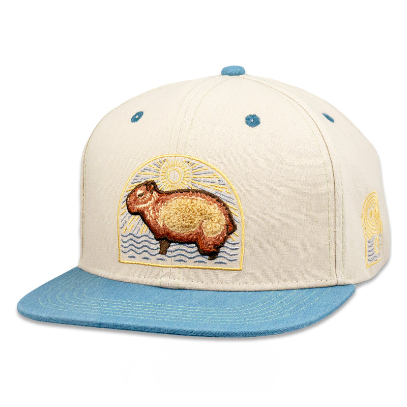Mugwort Capybara Snapback Hat