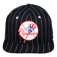 Dankees Black Pinstripe Fitted Hat