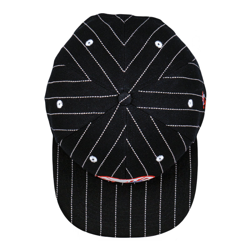 Dankees Black Pinstripe Snapback Hat