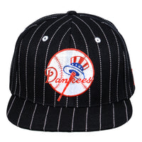 Dankees Black Pinstripe Snapback Hat