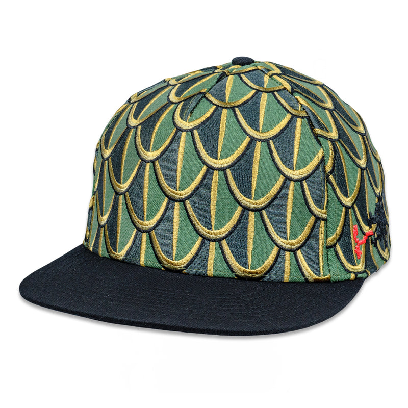 Bane the Dragon Emerald Dragon Snapback Hat