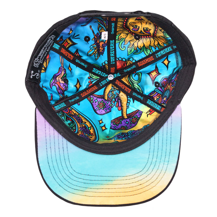 Gorra negra con cierre a presión Solshine Reverie