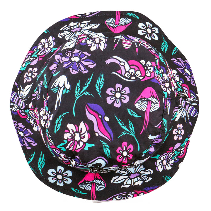 Ellie Paisley Bear Fur Reversible Bucket Hat