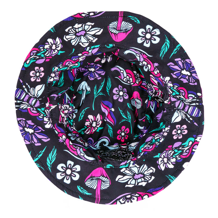 Ellie Paisley Bear Fur Reversible Bucket Hat