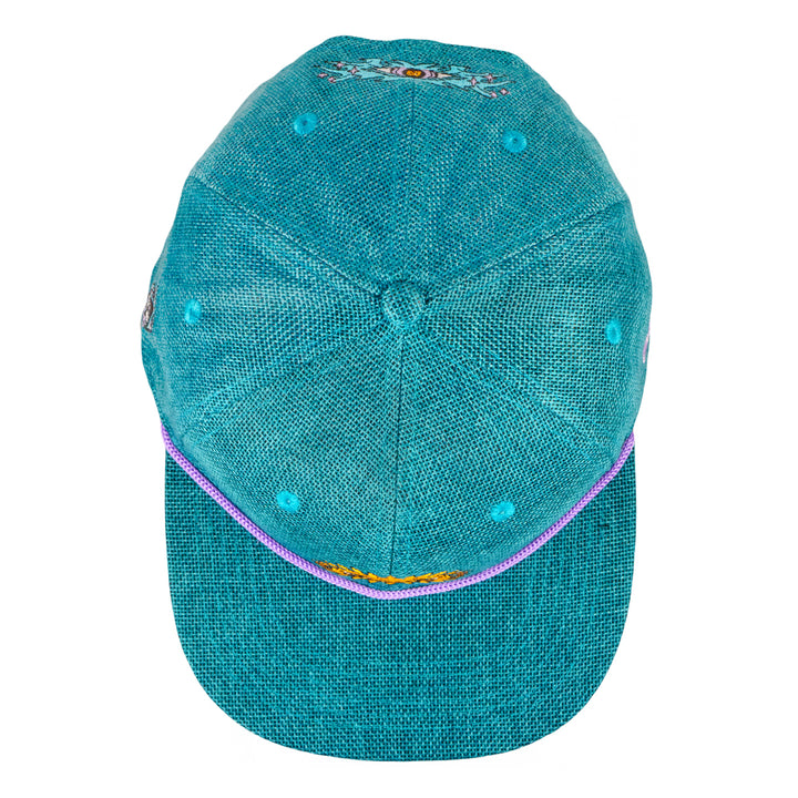 Gorra con visera ajustable color turquesa Sunshine de Maddy O'Neal