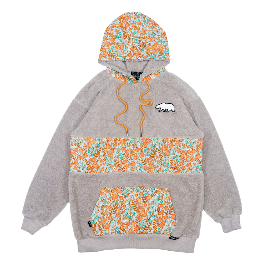 【GRAVER】22FW★ Big Flower Bear Smile Hoodie GRAVER】22FW☆ Flower Bear Embroidery Smile Hoodie