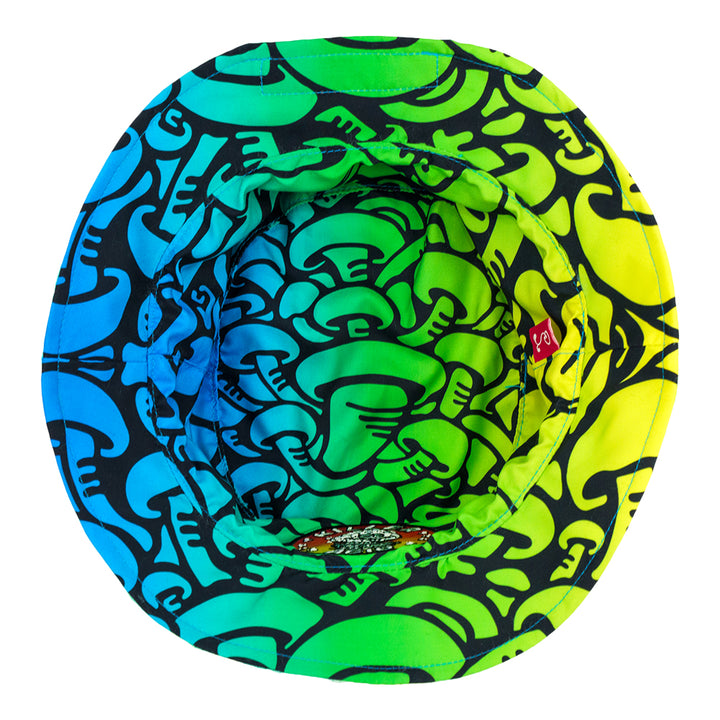 Killer Acid Mushroom Furry Reversible Bucket Hat