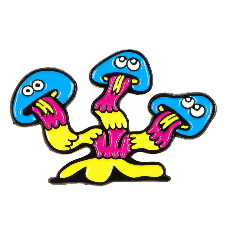 Killer Acid Mushroom Triple Blue Pin