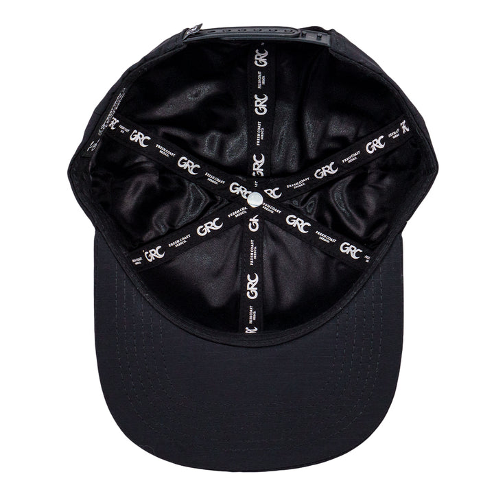 Fresh Coast Black Ripstop Snapback Hat