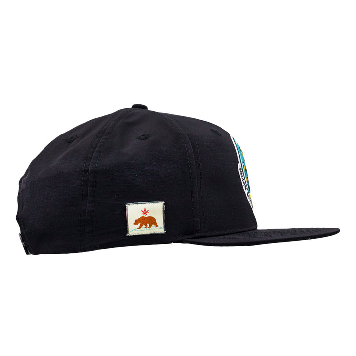 Fresh Coast Black Ripstop Snapback Hat