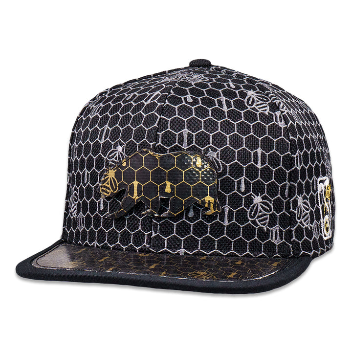 16th Anniversary Honeycomb Black Fitted Hat