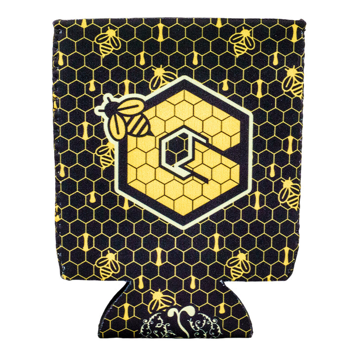 16th Anniversary Honeycomb Black Koozie