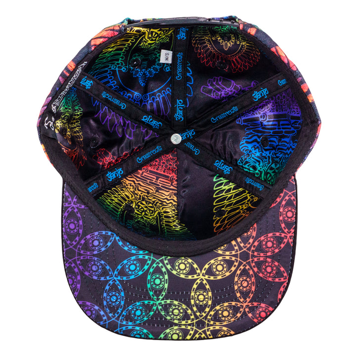 Banjo Glass Isis Rainbow Snapback Hat