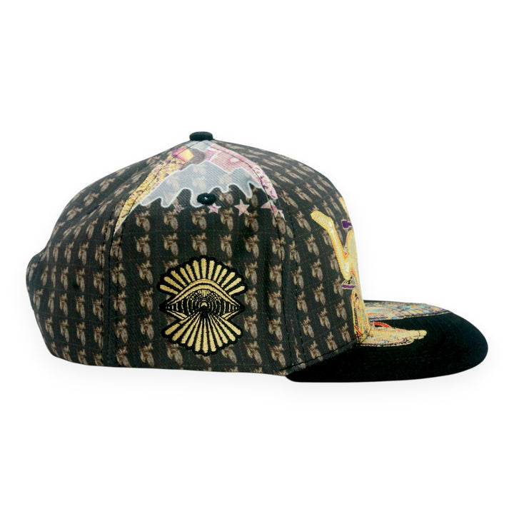 Introspective Projections Bicycle Day Black Snapback Hat