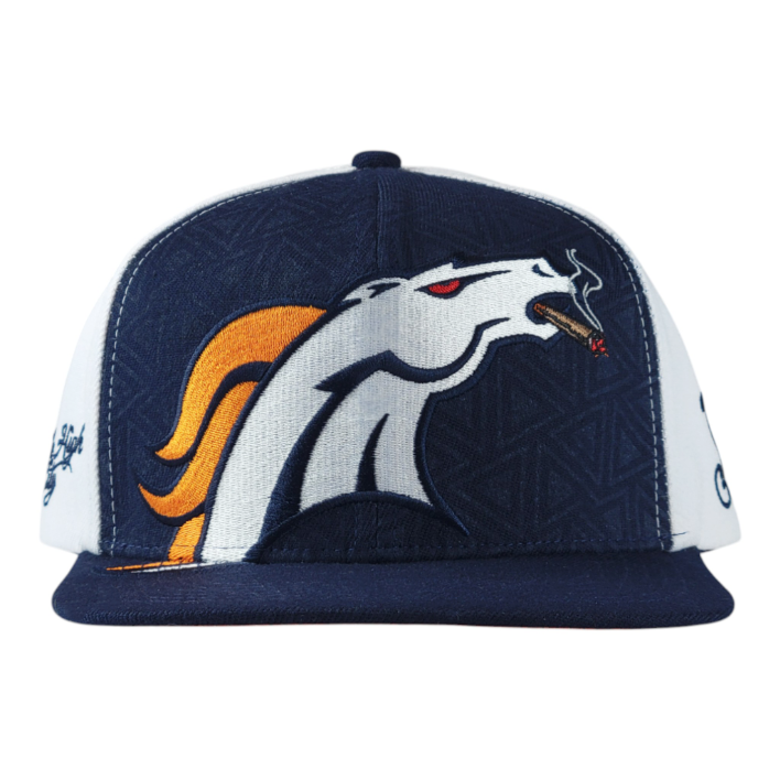 Danker Broncos Navy Snapback Hat