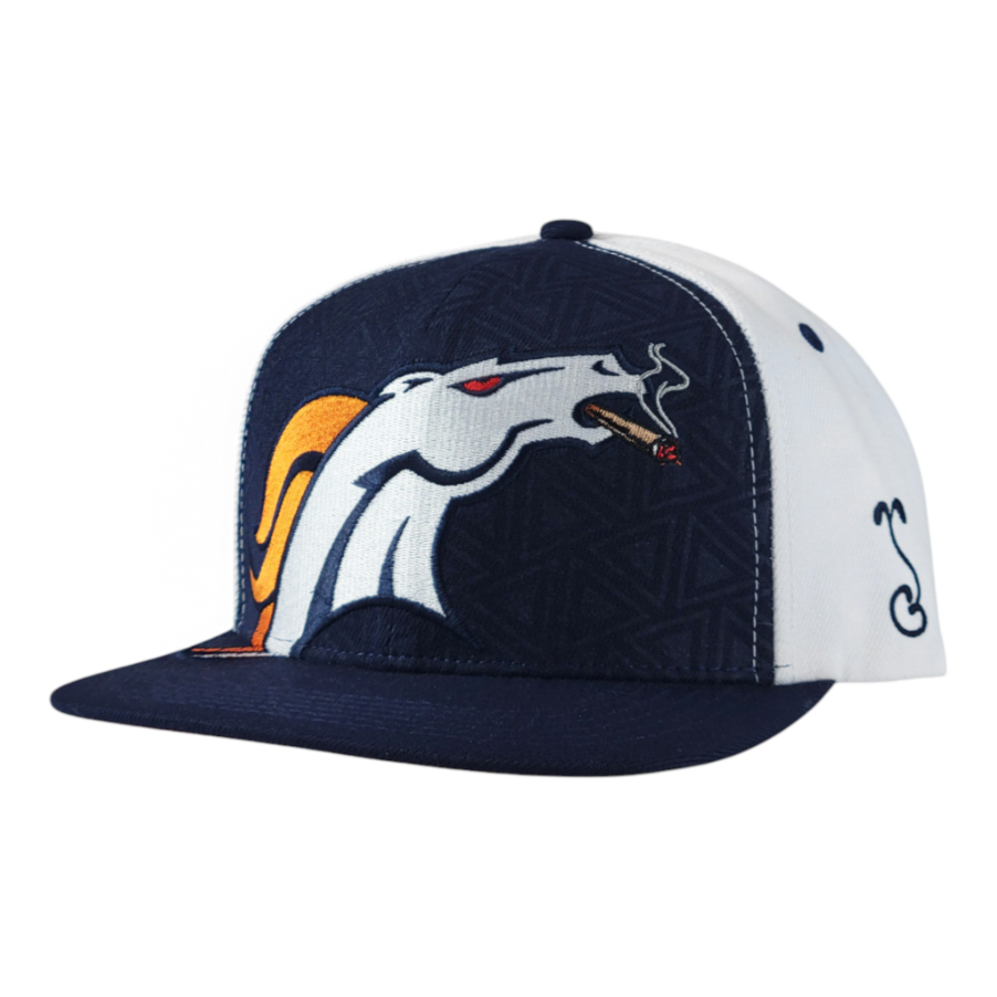 Danker Broncos Navy Snapback Hat - Main Image