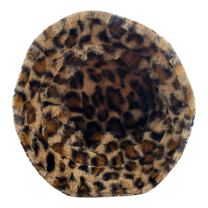 It's Murph Cheetah Furry Reversible Bucket Hat