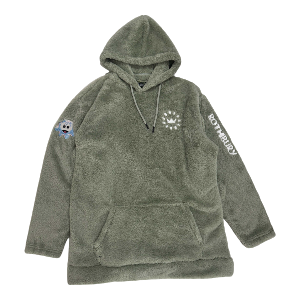 Louis the Child Olive Green Sherpa Pullover Hoodie