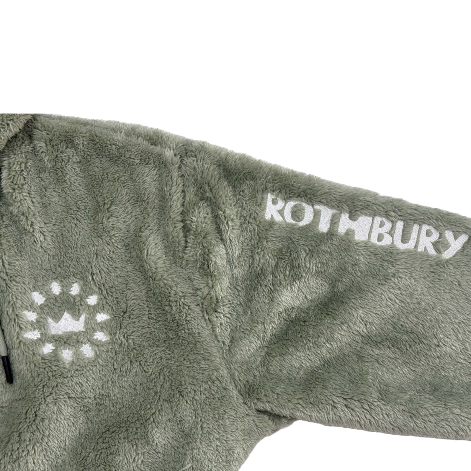 Louis the Child Olive Green Sherpa Pullover Hoodie