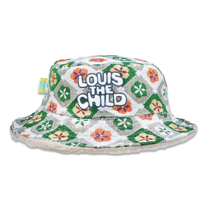 Louis the Child Tan Furry Reversible Kids Bucket Hat