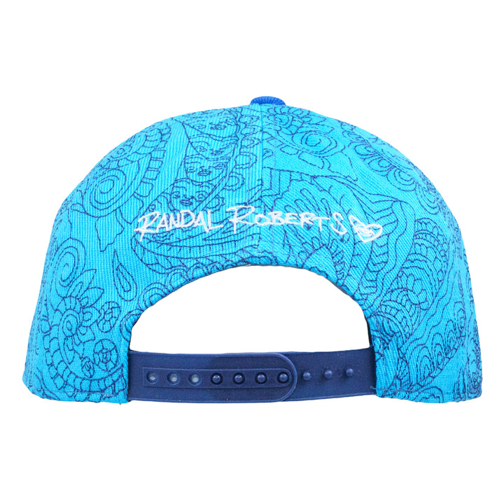 Randal Roberts Great Wave Blue Snapback Hat