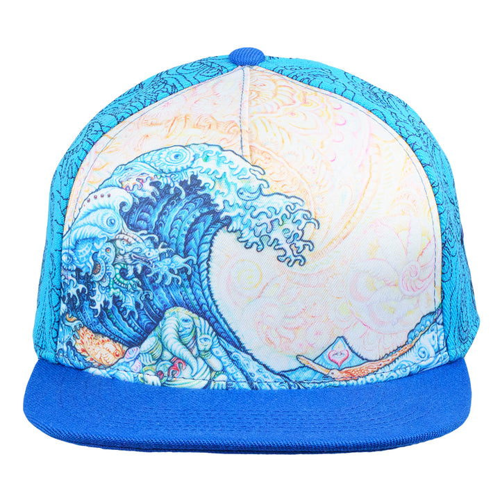 Randal Roberts Great Wave Blue Snapback Hat