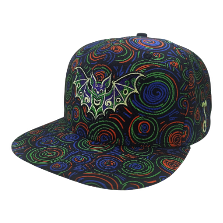 Bat Glow in Dark Snapback Hat