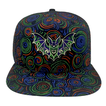 Bat Glow in Dark Snapback Hat