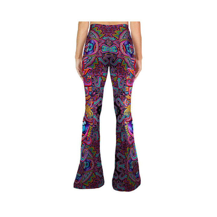 PANTALONES DE CAMPANA PARA ESPECTÁCULOS DE GONG