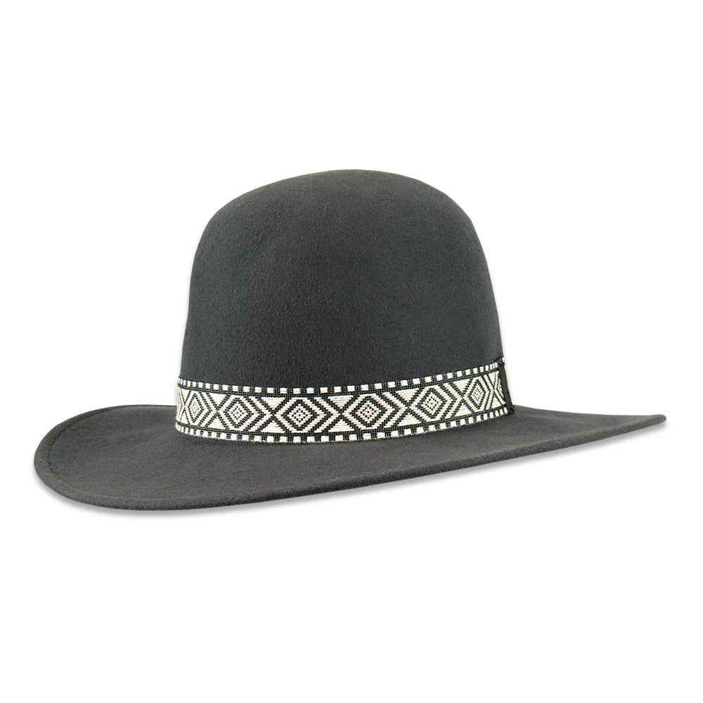 Gray Pattern Aspen Hat