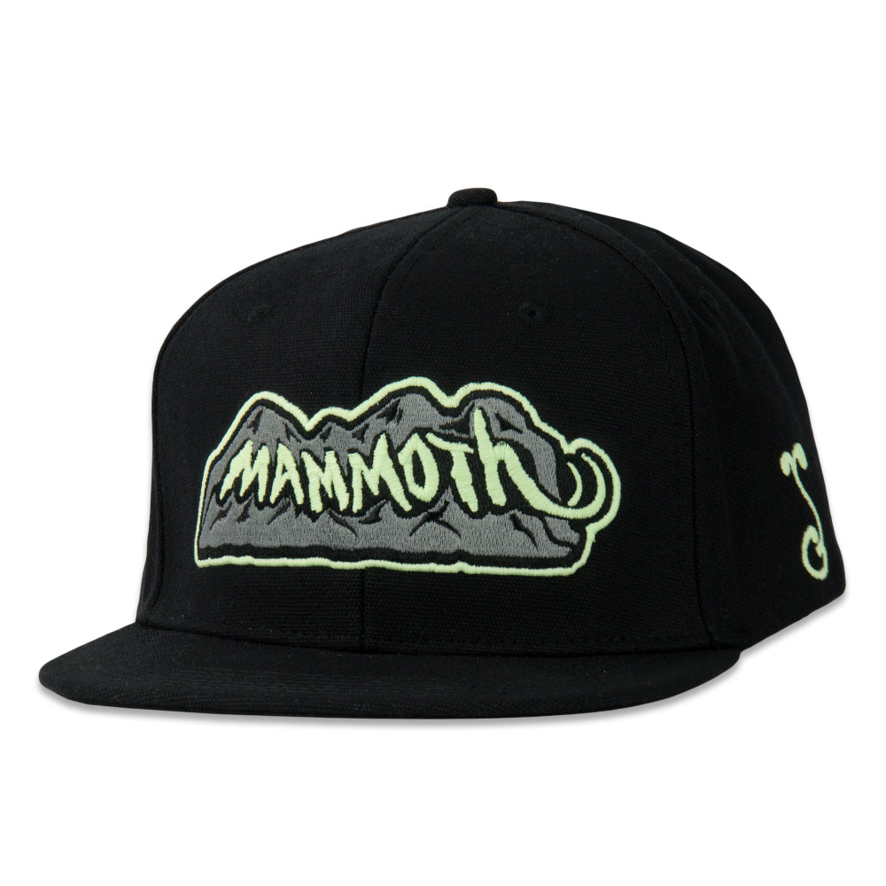 Mountain Division Mammoth Black Glow Snapback Hat