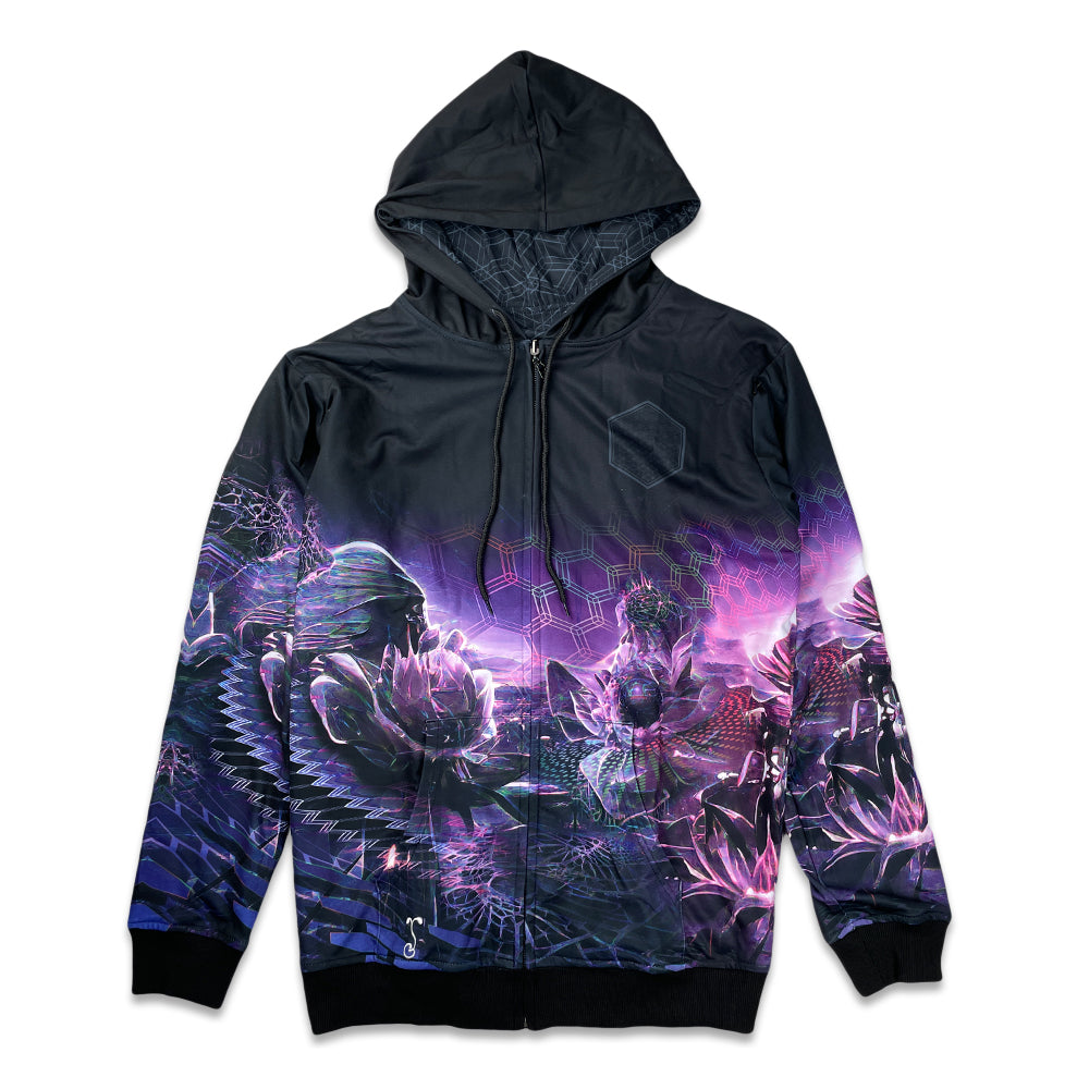 13th Anniversary Black Reversible Zip Up Hoodie