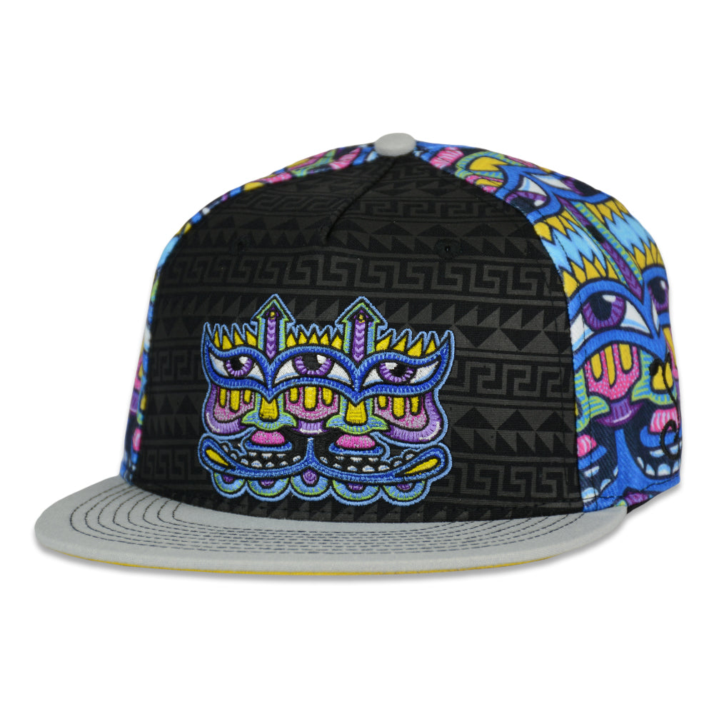 Chris Dyer Harmoneyes Blue Pattern Fitted Hat
