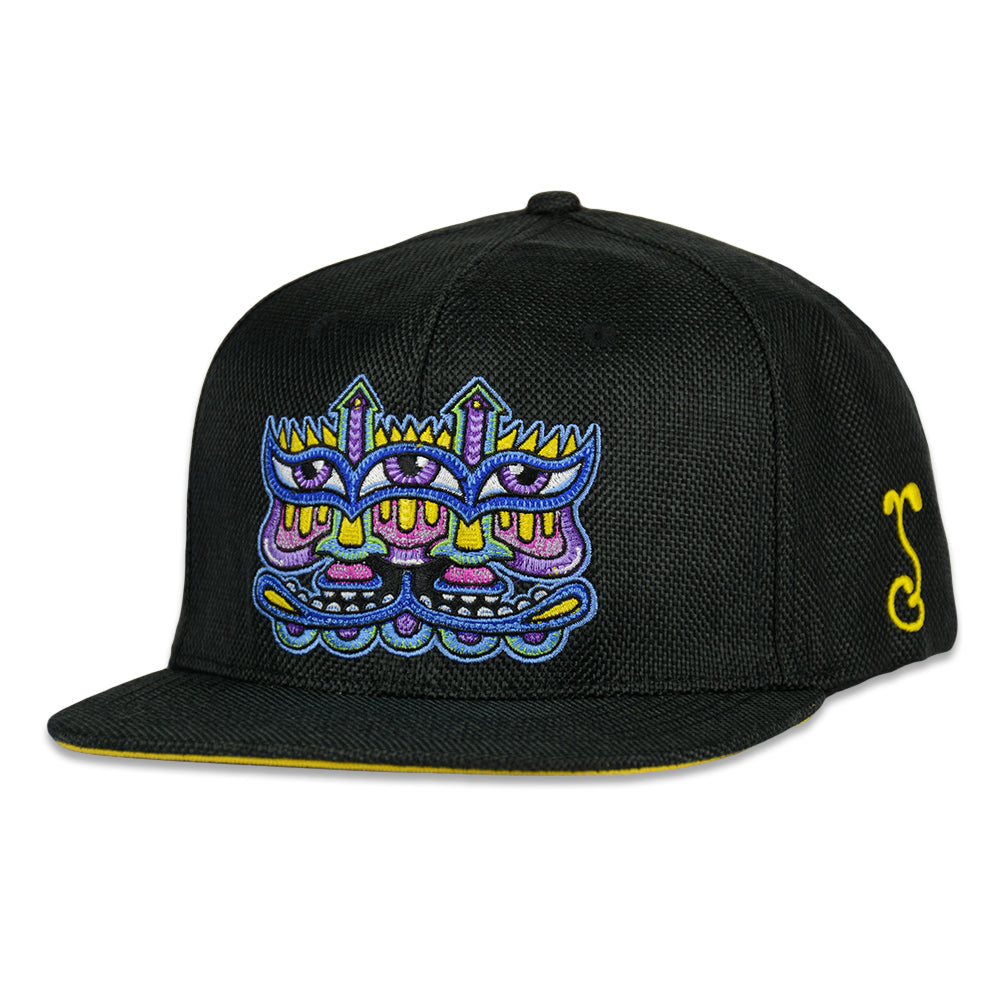 Chris Dyer Harmoneyes Blue Black Snapback Hat